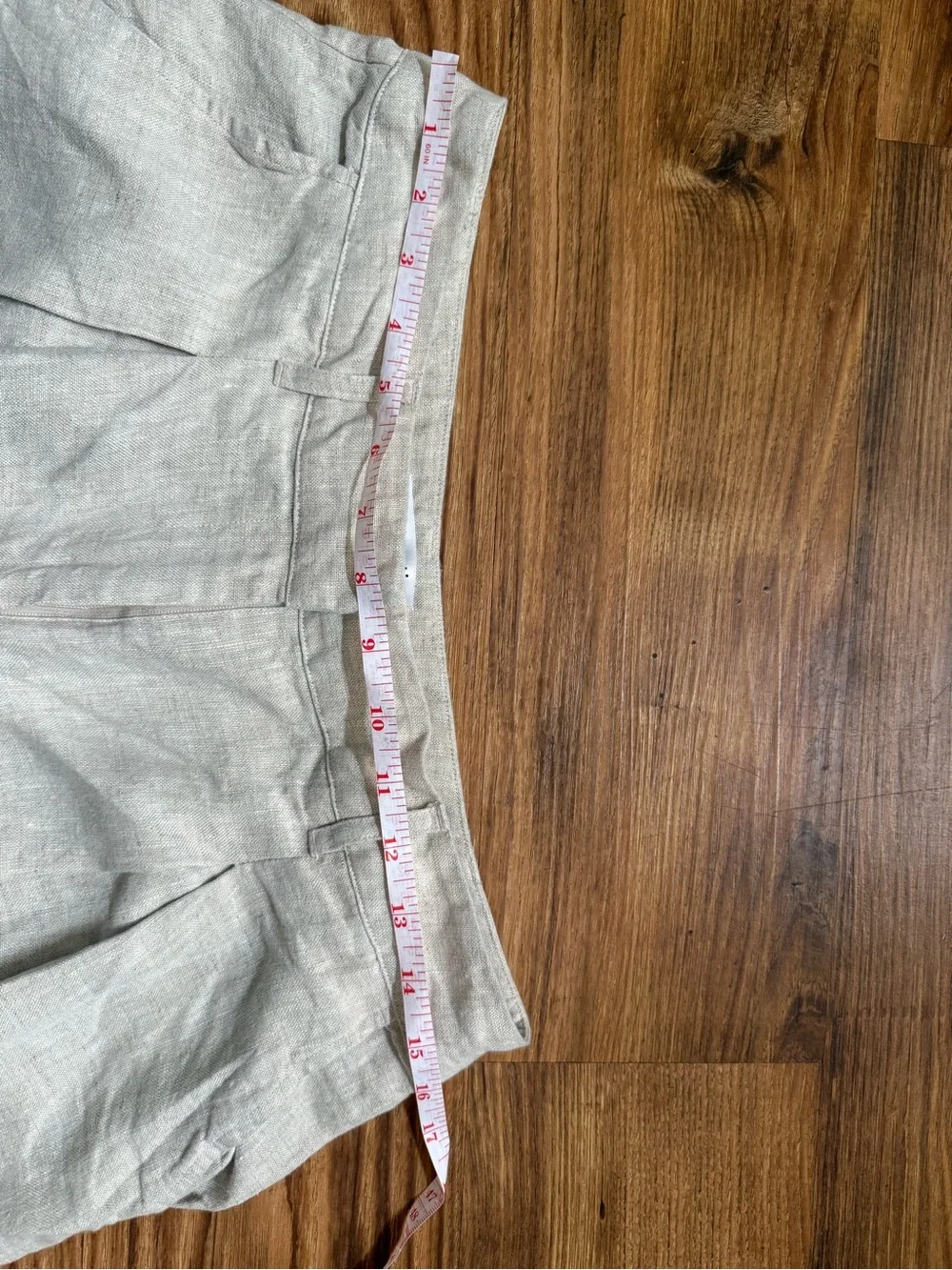 Reformation Alex Linen Mid Rise Pant